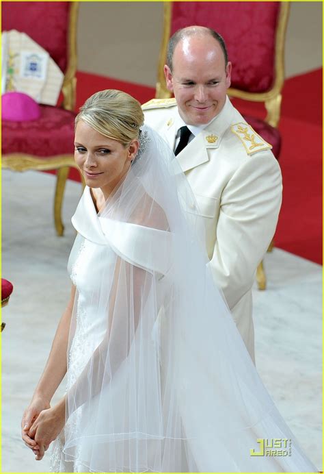 princess charlene wearing givenchy|princess charlene and prince albert wedding.